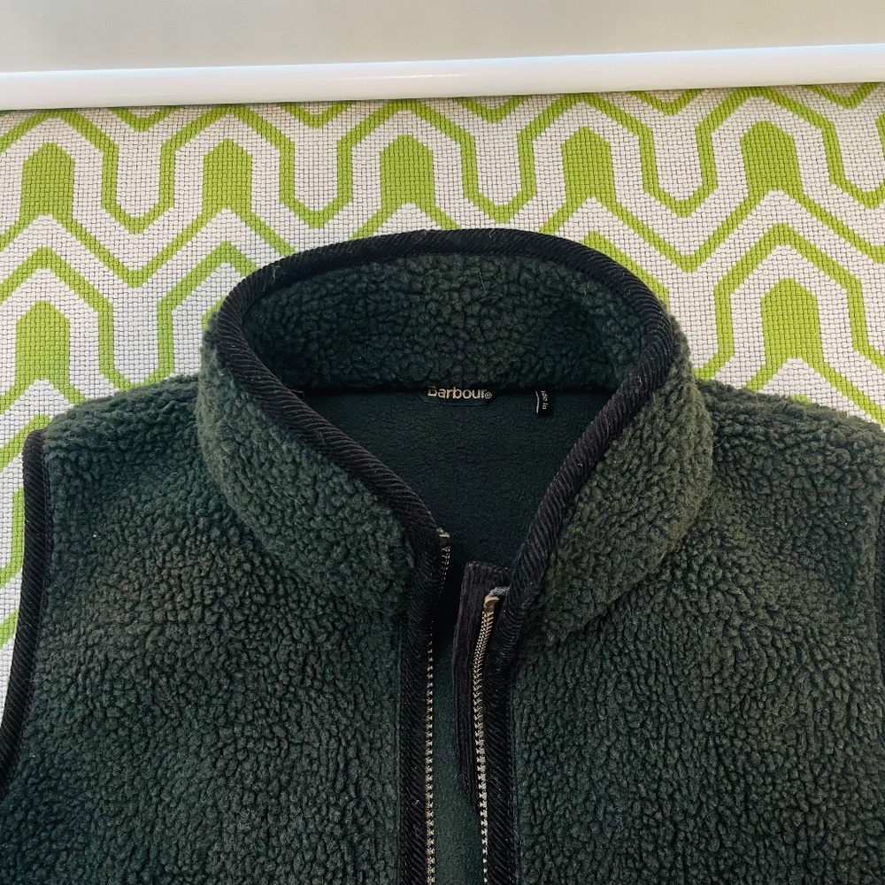 Barbour fleece vest - size 8